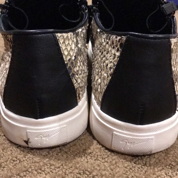 Giuseppe snake sneakers with zippers - Picture 3 of 3